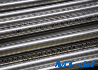 ASTM A270 TP304 / 304L Stainless Steel Welded Tube For High Pressure Power Boiler