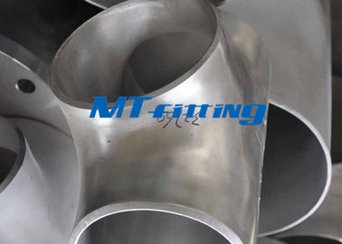 UNS S31803 / S32750 Duplex Baja Equal & Mengurangi Tee Pipa Fittings untuk Boiler
