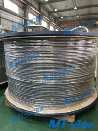 BA Permukaan Nikel Alloy Steel Tube, Nikel Alloy Tubing 12.7x1.65mm Alloy 825 / N08825