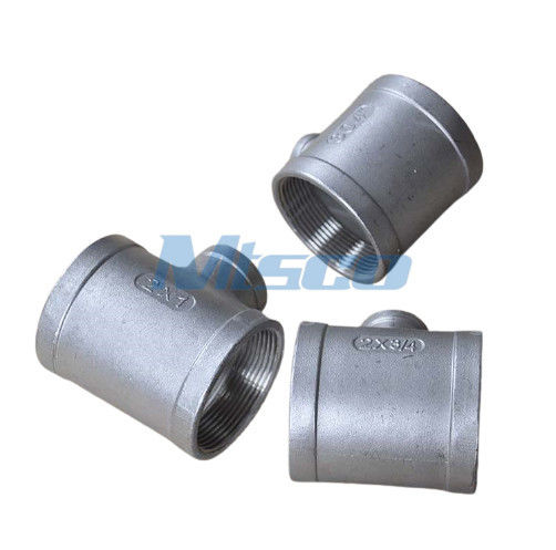 NPT 150 Stainless Steel Reducing Tee Male Female Thread Connection